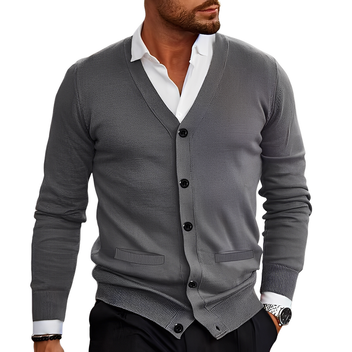 Terrell - Bequeme Herren-Strickjacke mit Taschen