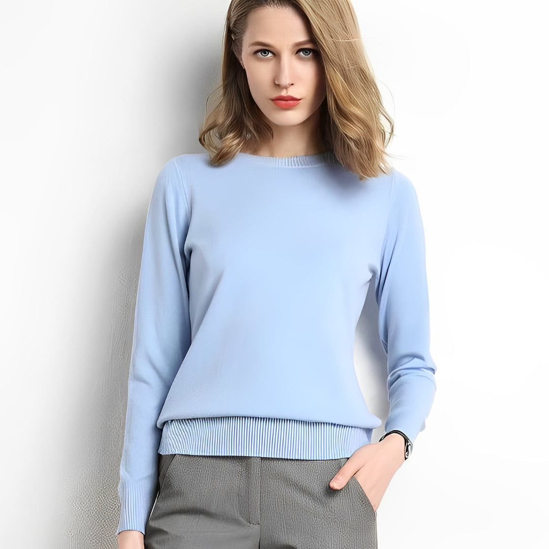 Carmella - Bequemer und weicher Damenpullover aus Strick