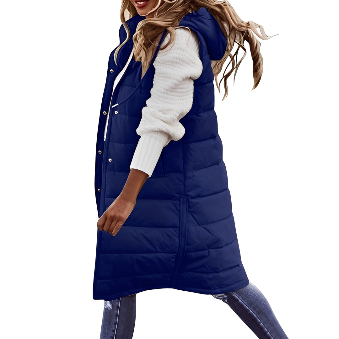 Brenna - Elegante lange Damen-Daunenjacke