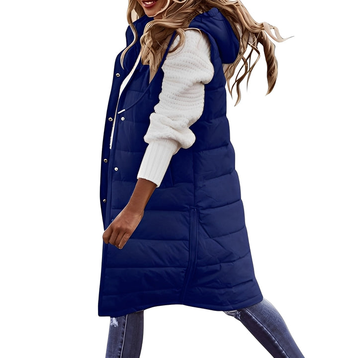 Brenna - Elegante lange Damen-Daunenjacke