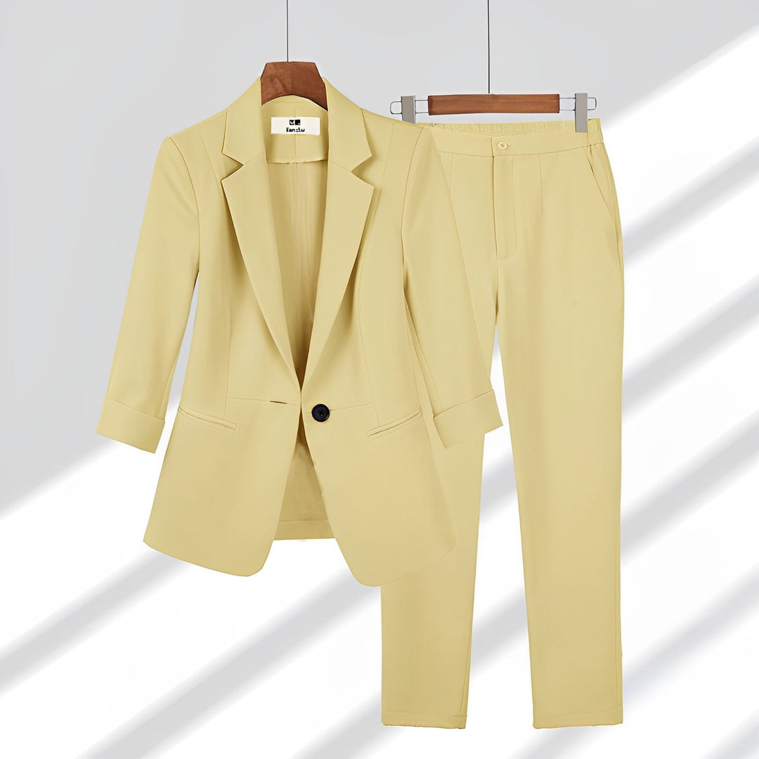 Cassarah - Anzug aus Blazer und Hose für Damen