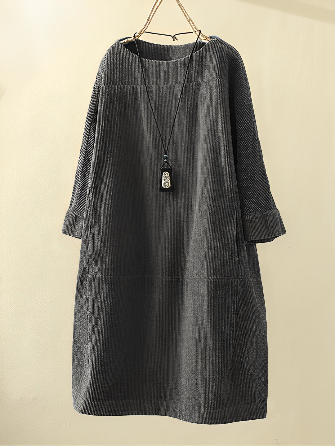 Amie - Leichtes, weites Damen-Cordkleid