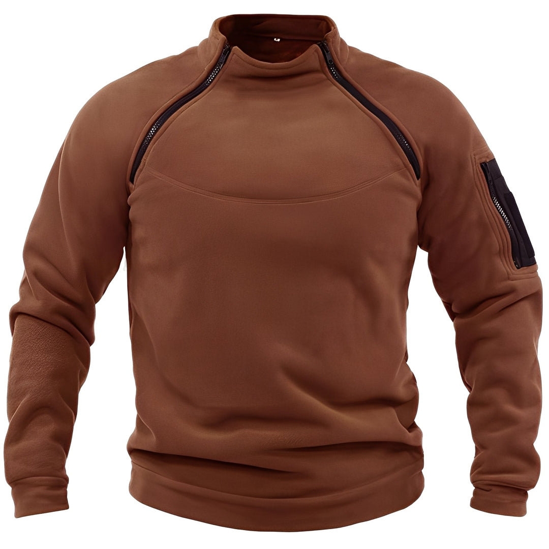 Wilbur - Herren-Fleecepullover für Sport mit Zipper