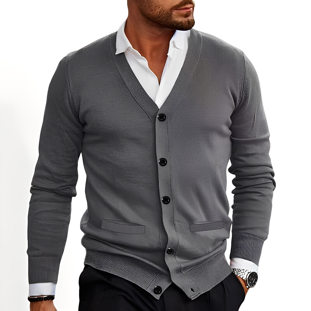 Kyler - Eleganter Herren-Cardigan mit Knöpfen