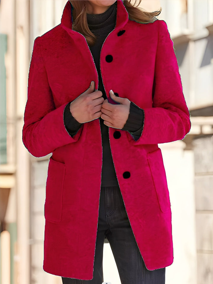 Michele - Damenmantel aus winddichter Wolle