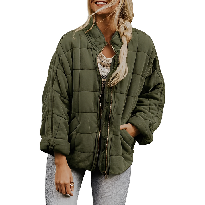 Luana - Leichte Damenjacke mit Steppung und Taschen