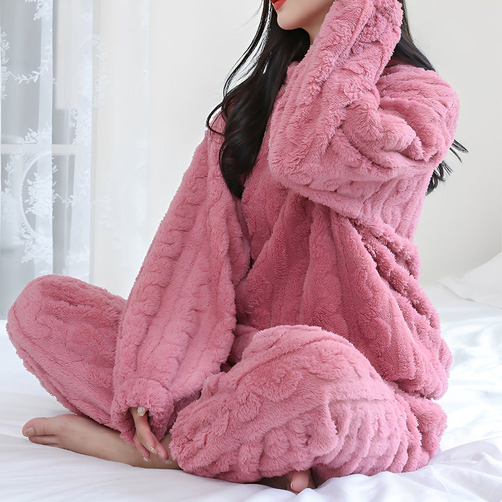 Melyssa - Komfortabler, warmer Damenpyjama