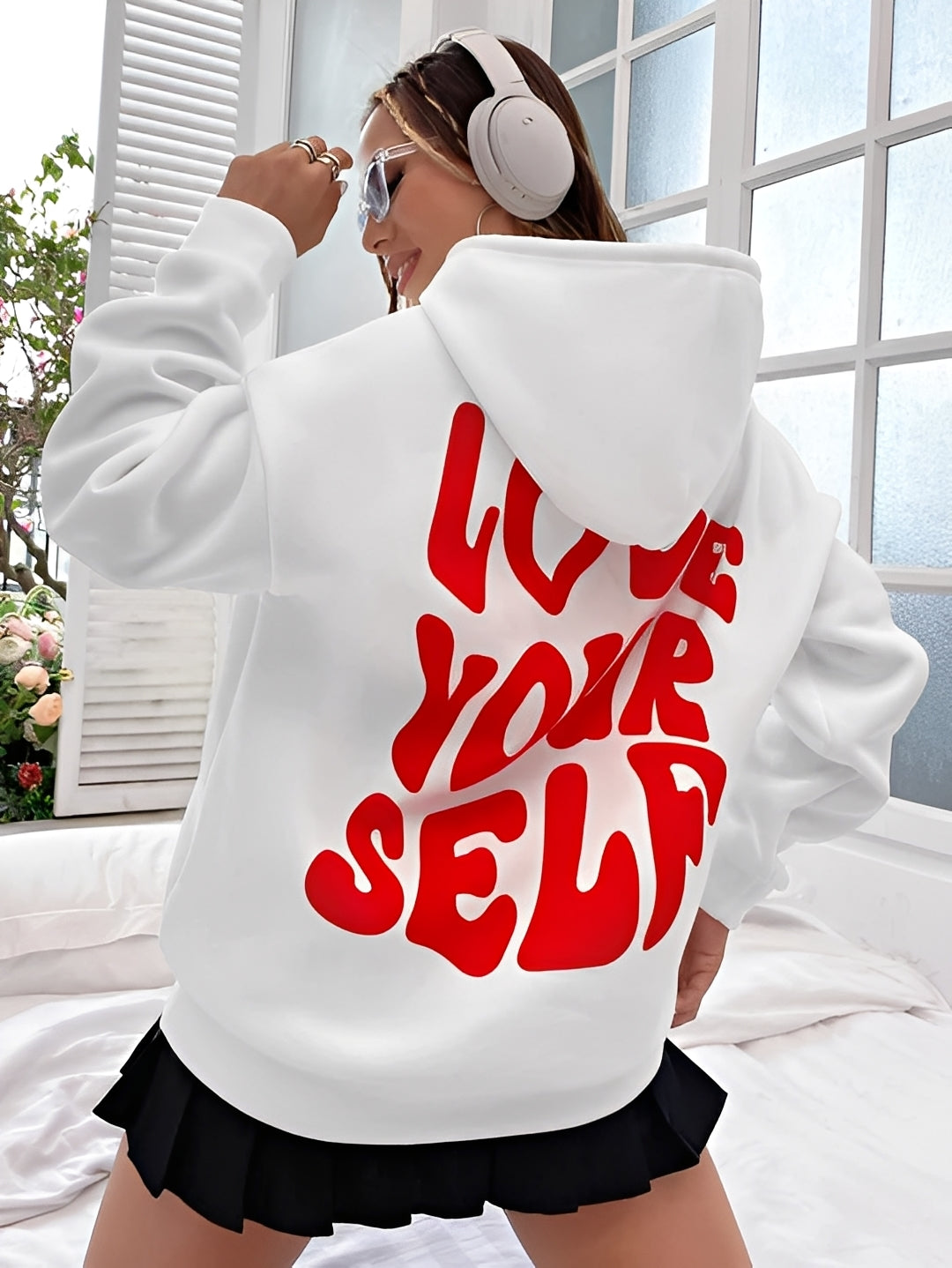 Marian - Modischer Hoodie mit auffälligem Muster für Damen