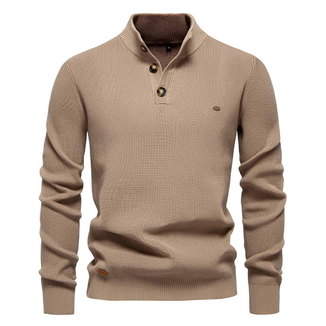 Royston - Bequemer Pullover für Herren mit Viertelreißverschluss