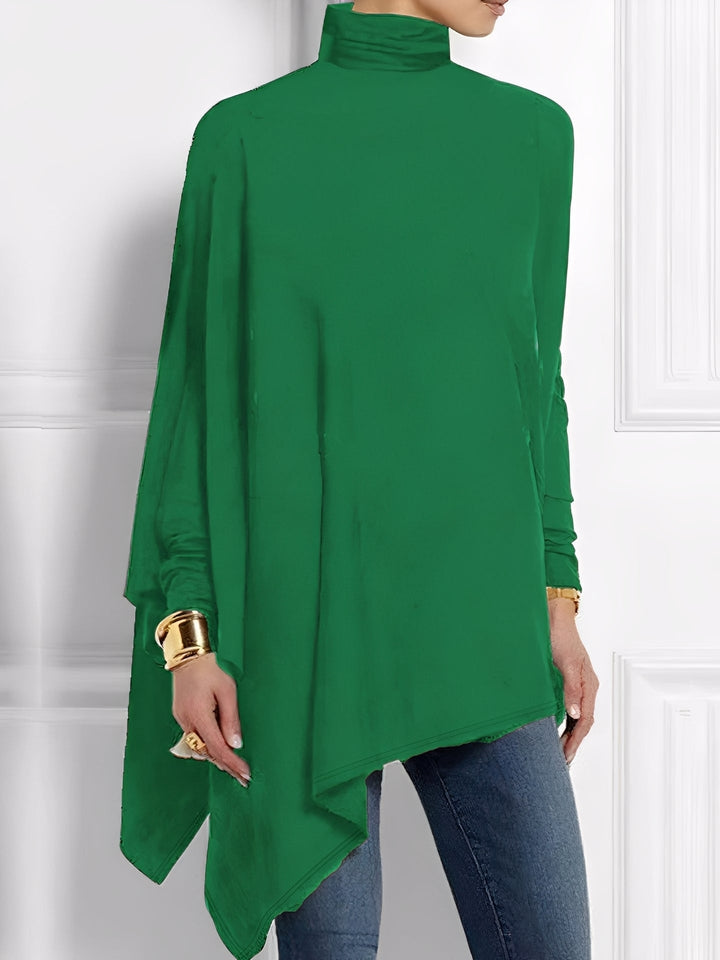 Kalysta - Trendiges schräges Fleece-Top für Frauen