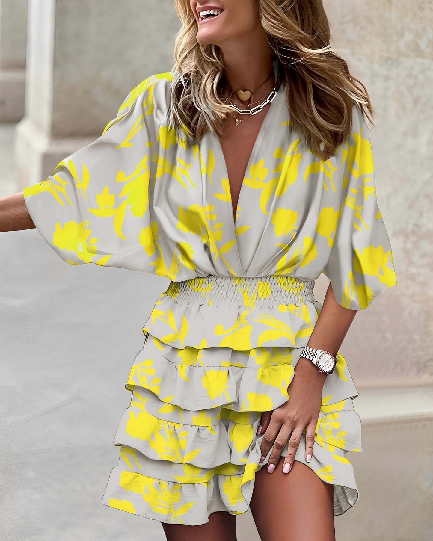 Margie - Schickes, asymmetrisches Damen-Minikleid