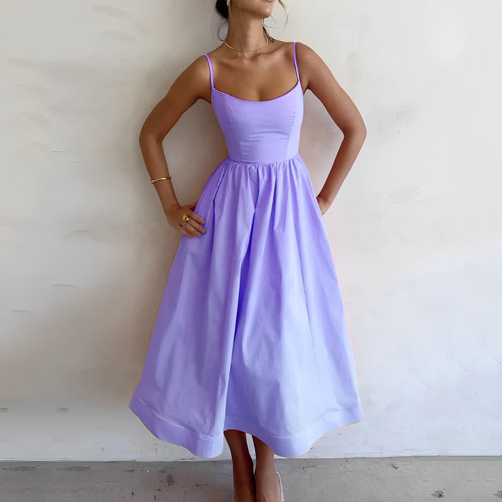 Selena - Elegantes Midikleid für Damen für die Arbeit