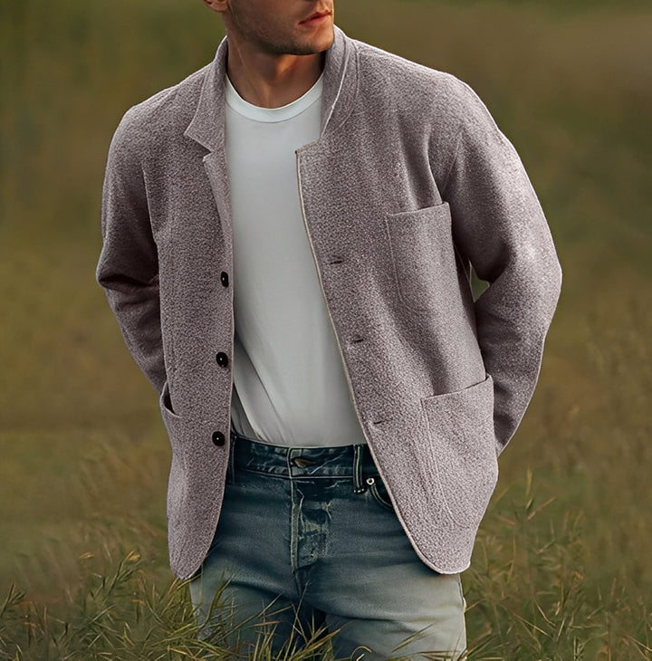 Santiago - Klassische Herrenjacke mit Taschen