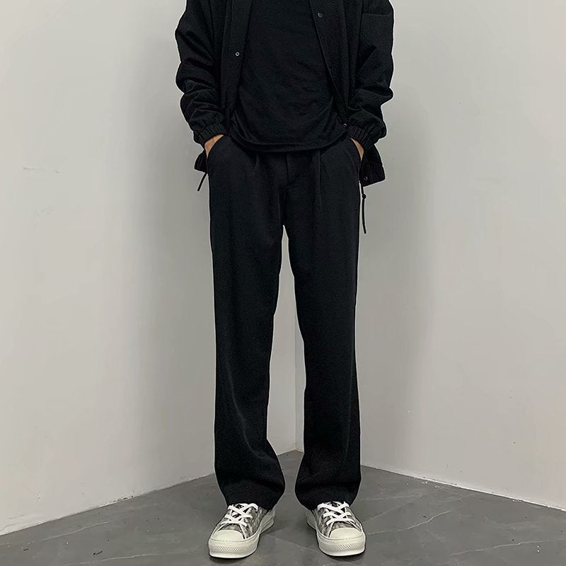 Caleb - Elegante, locker sitzende, gerade Herrenhose