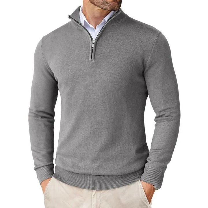 Bowen - Moderner Männerpullover mit Zipper