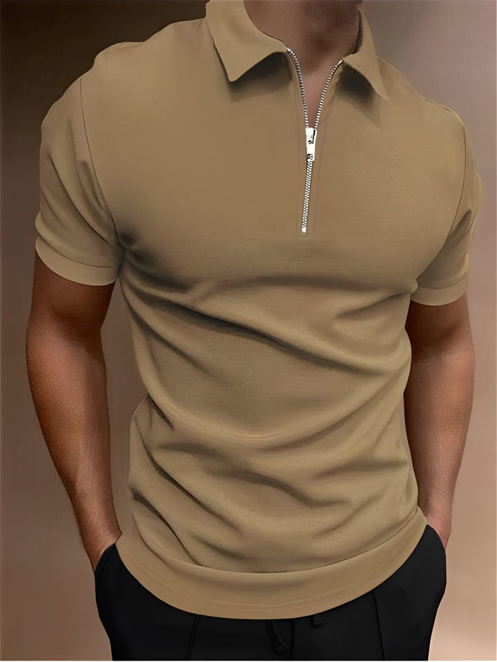 Carl - Komfortables Poloshirt mit Reißverschluss für Herren
