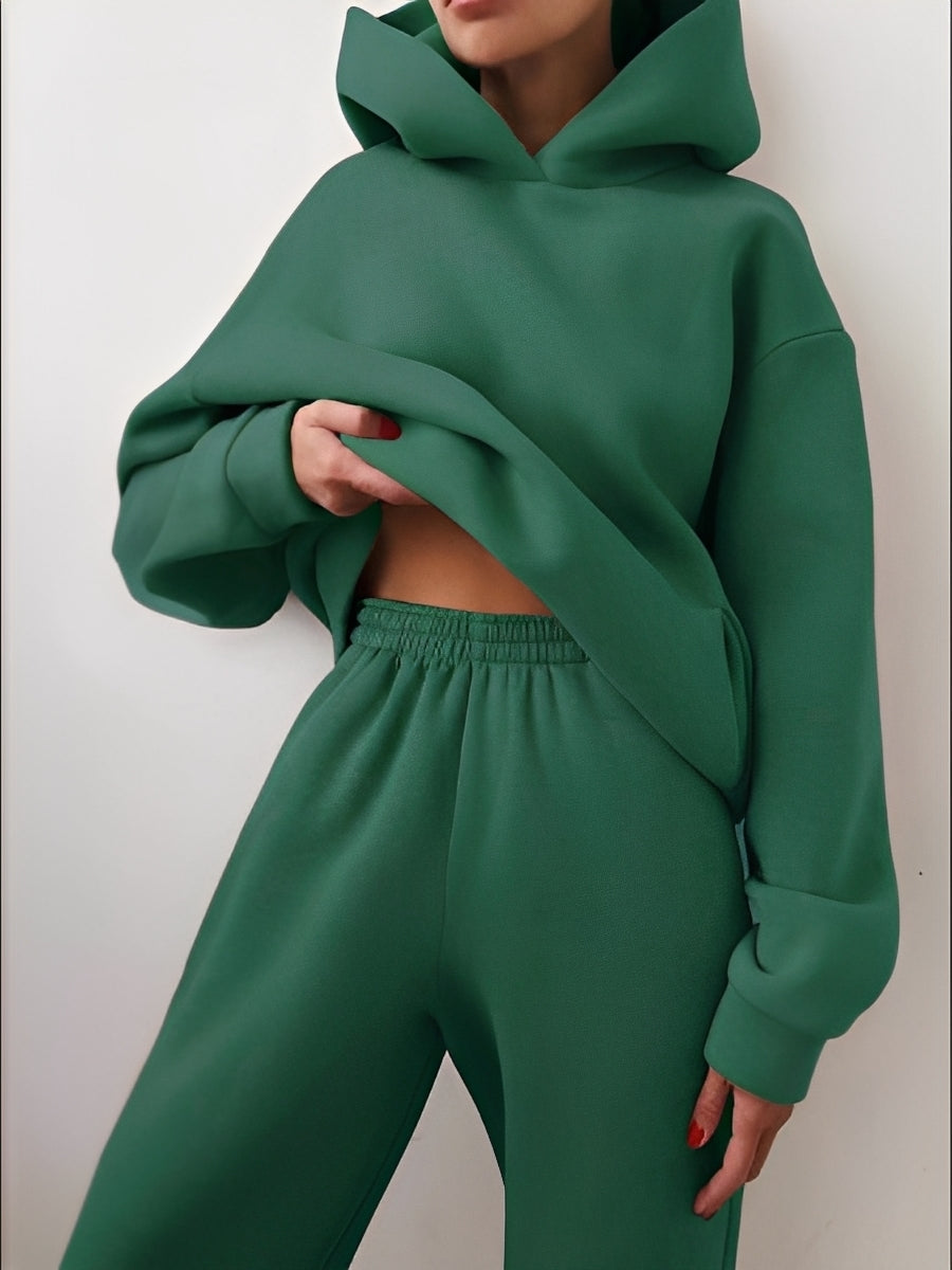 Jasmine - Bequemes Damen Jogging-Set mit Kapuze