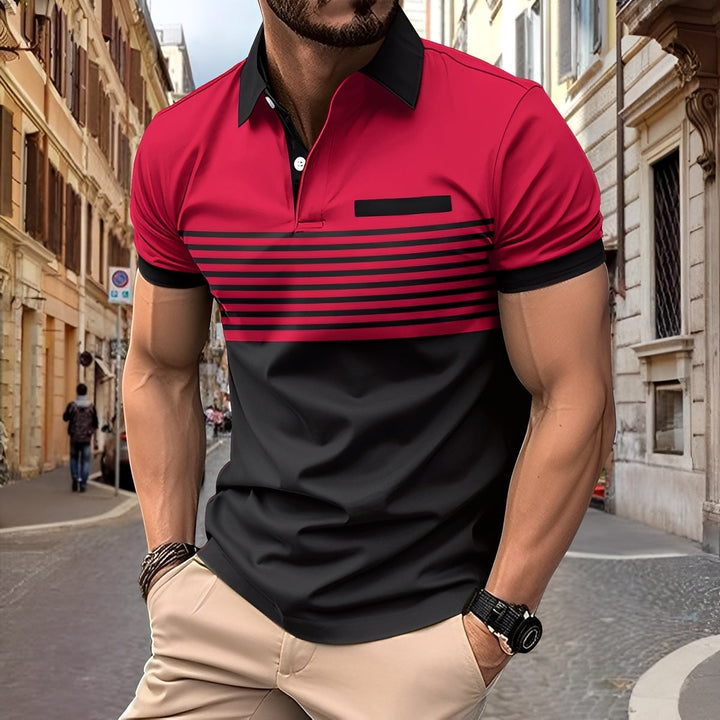 Rayden - Schickes Herren-Polohemd mit Streifen