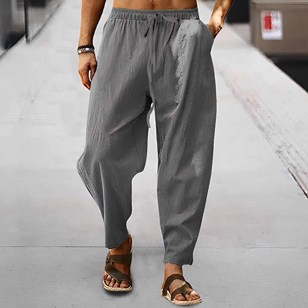 Jaxson - Leichte Herren-Strandshorts aus Leinen
