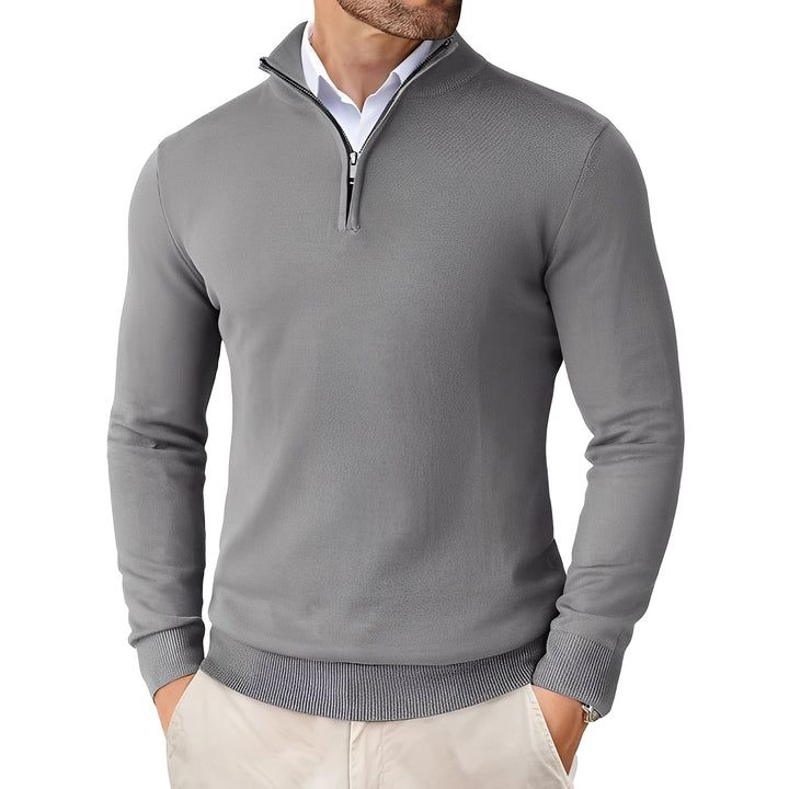 Darell - Stilvoller Herren-Strickpullover mit Reißverschluss