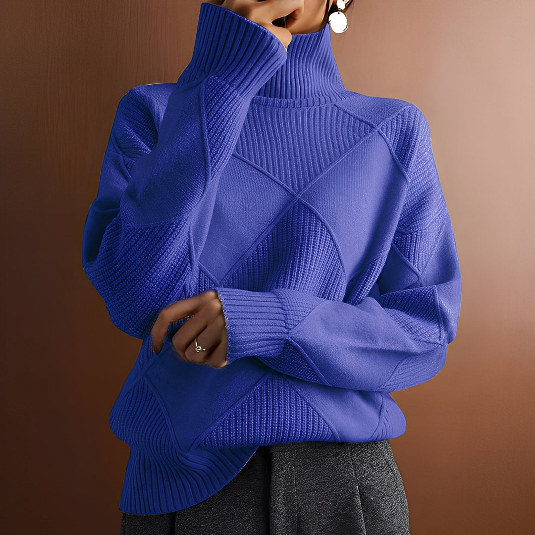 Morgan - Eleganter Damenrollkragenpullover aus Kaschmir