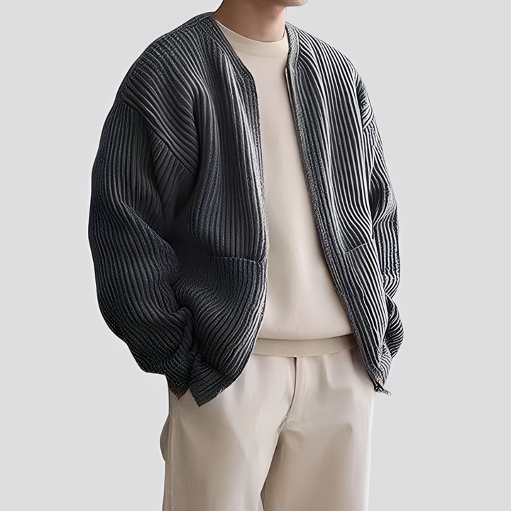 Willy - Legere Herren-Strickjacke mit Reißverschluss