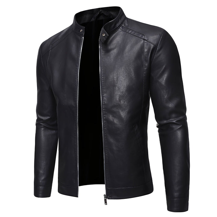 Theodore - Robuste, eng anliegende Herrenlederjacke