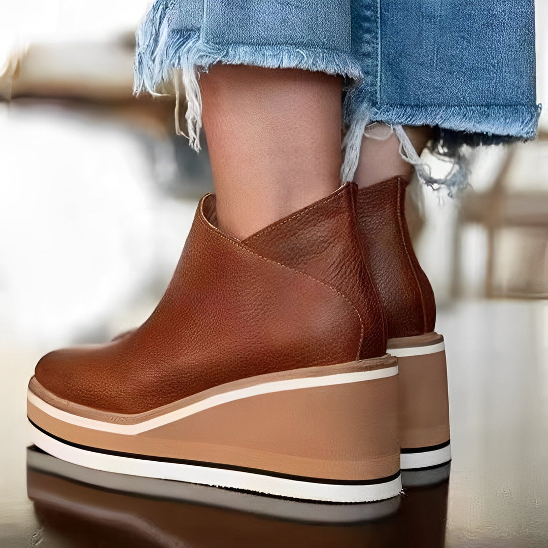 Leilah - Frauenschuhe mit seitlichem Reißverschluss