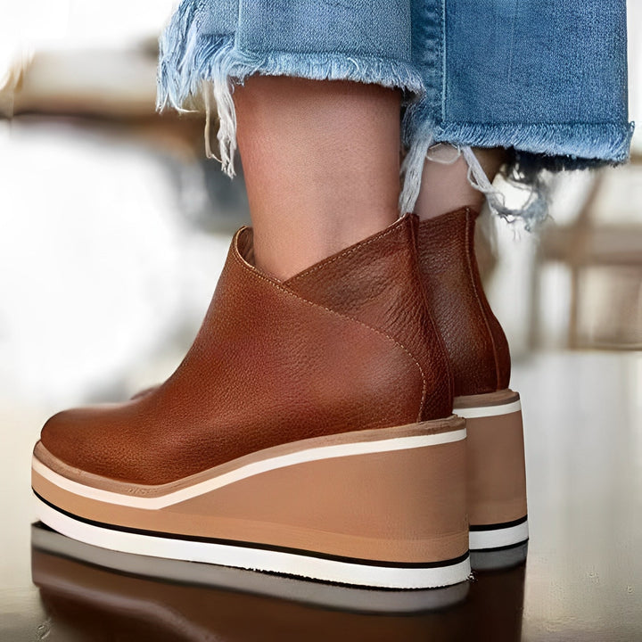 Leilah - Frauenschuhe mit seitlichem Reißverschluss