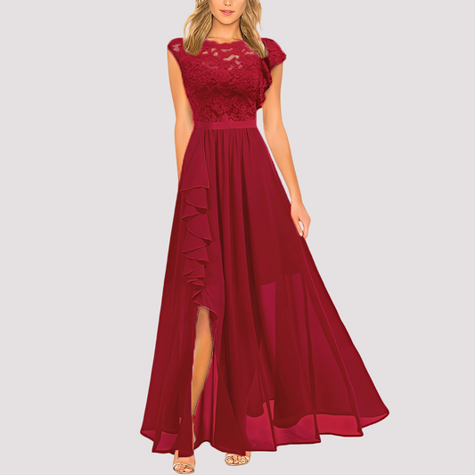 Anne - Elegantes Maxikleid mit hoher Taille für Damen
