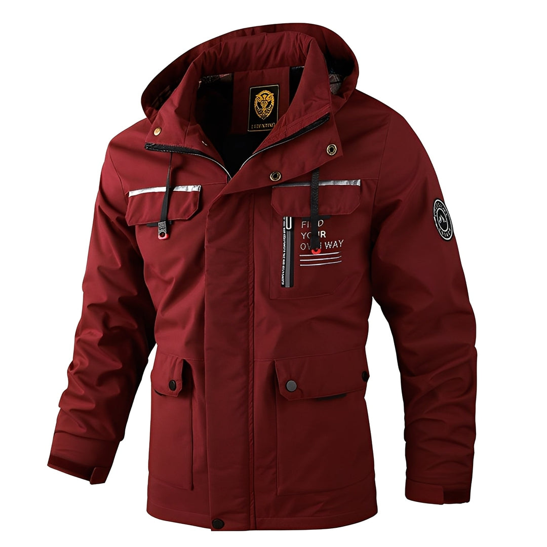 Fredrick - Regenfeste, dicke Herren-Outdoor-Jacke