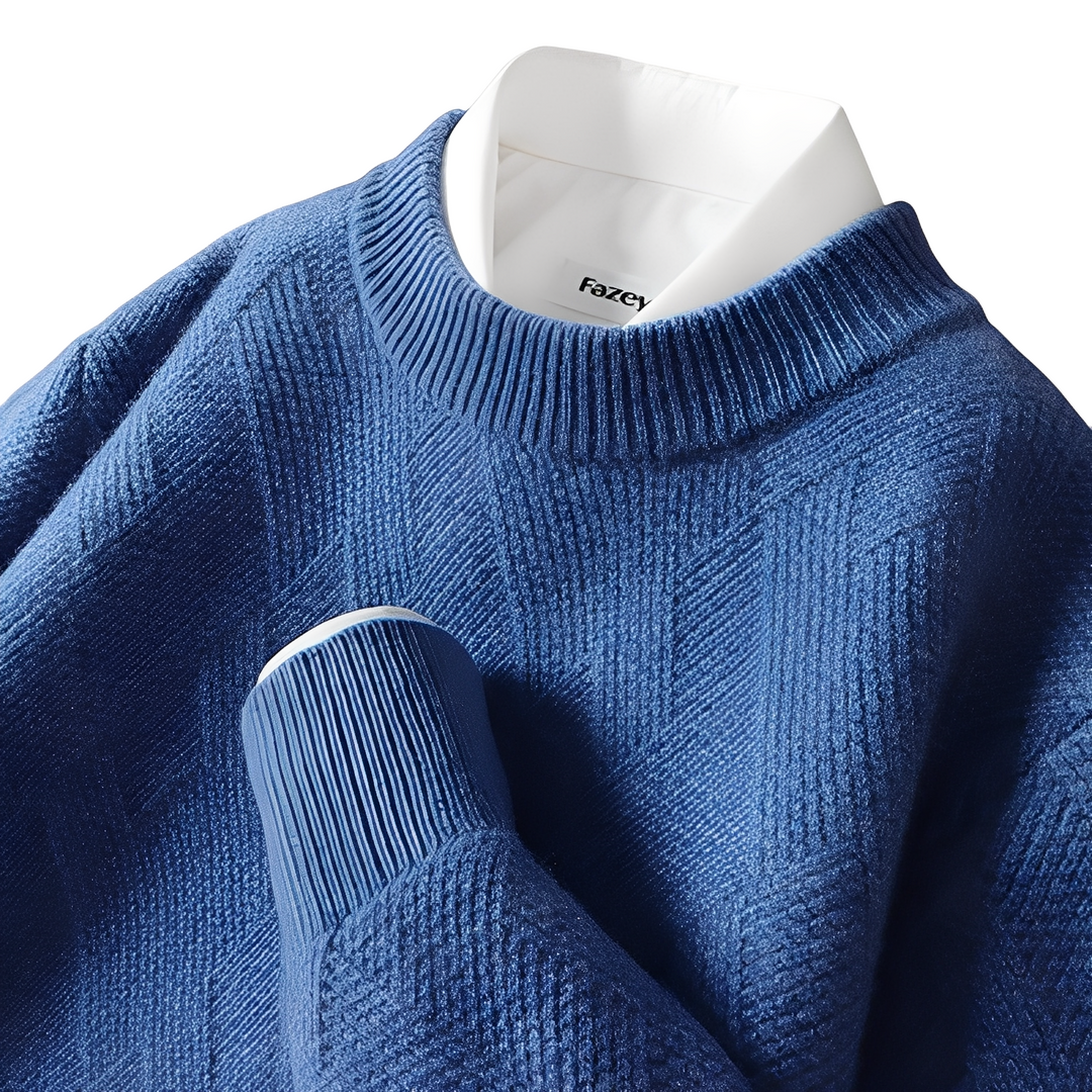 Winfred - Schicker, locker geschnittener Herrenpullover aus Kaschmir
