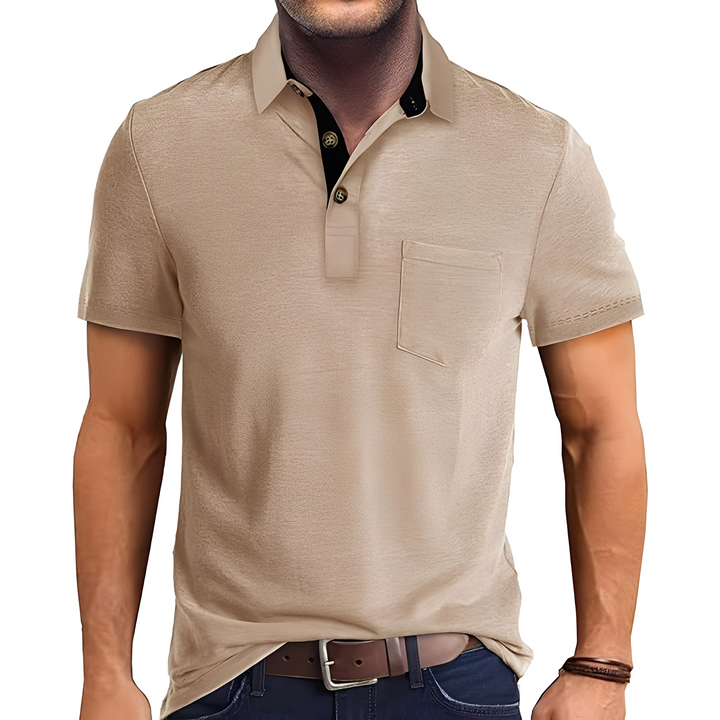 Abner - Klassisches Herren-Poloshirt mit kurzen Ärmeln