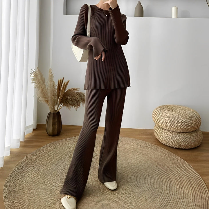 Winona - Gemütliches, locker gestricktes Outfit-Set für Damen