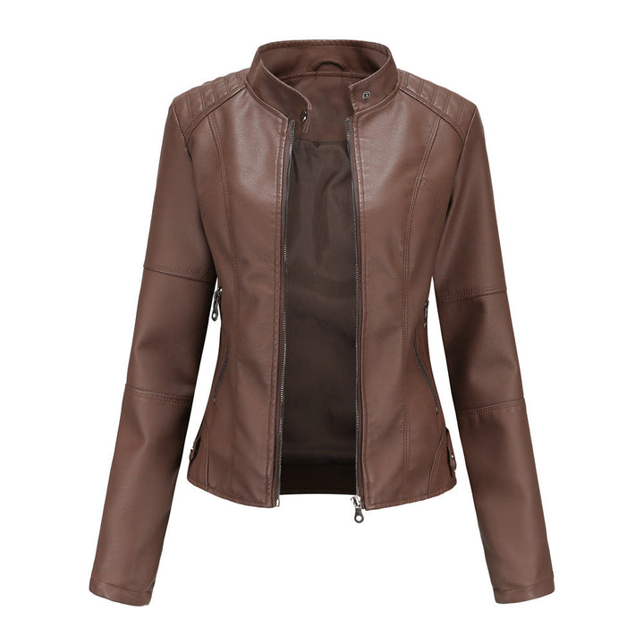 Martha - Elegante, taillierte Damenlederjacke