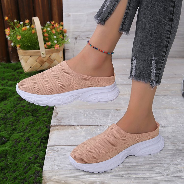 Malani - Moderne Damen-Slipper-Sneaker mit Keilabsatz