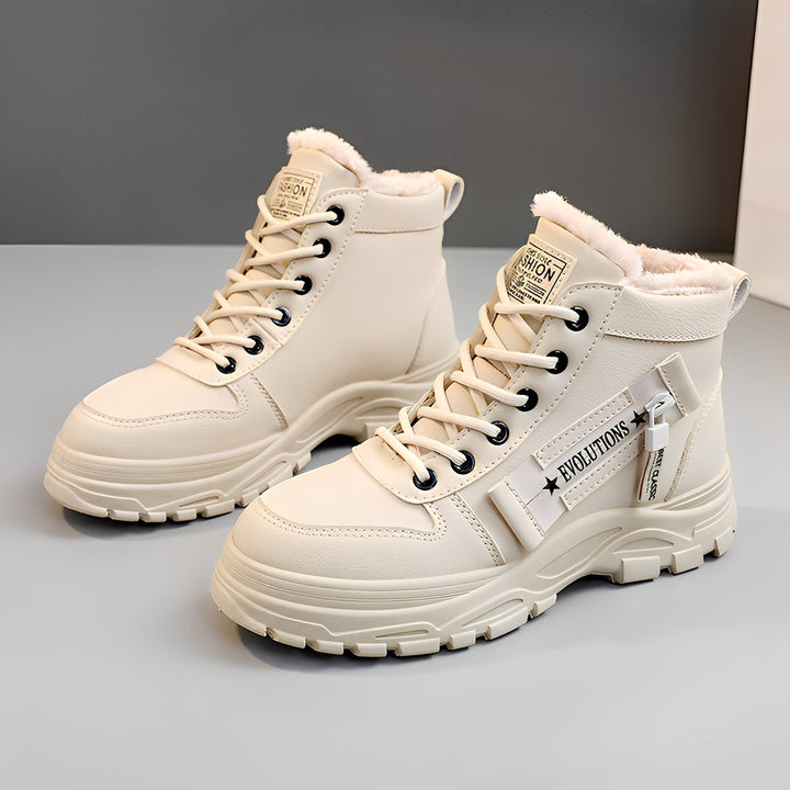 Adamina - Bequeme, warme hohe Stiefel für Frauen
