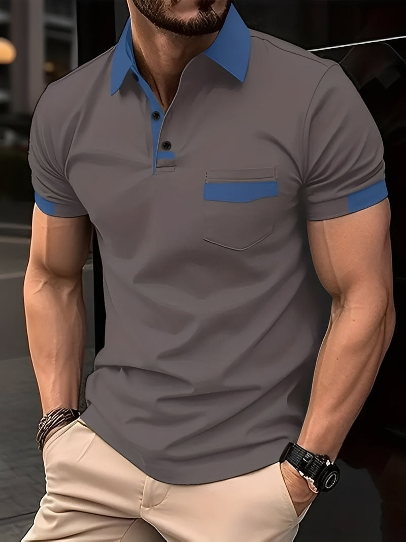 Darwin - Bequemes, schmales Poloshirt für Herren