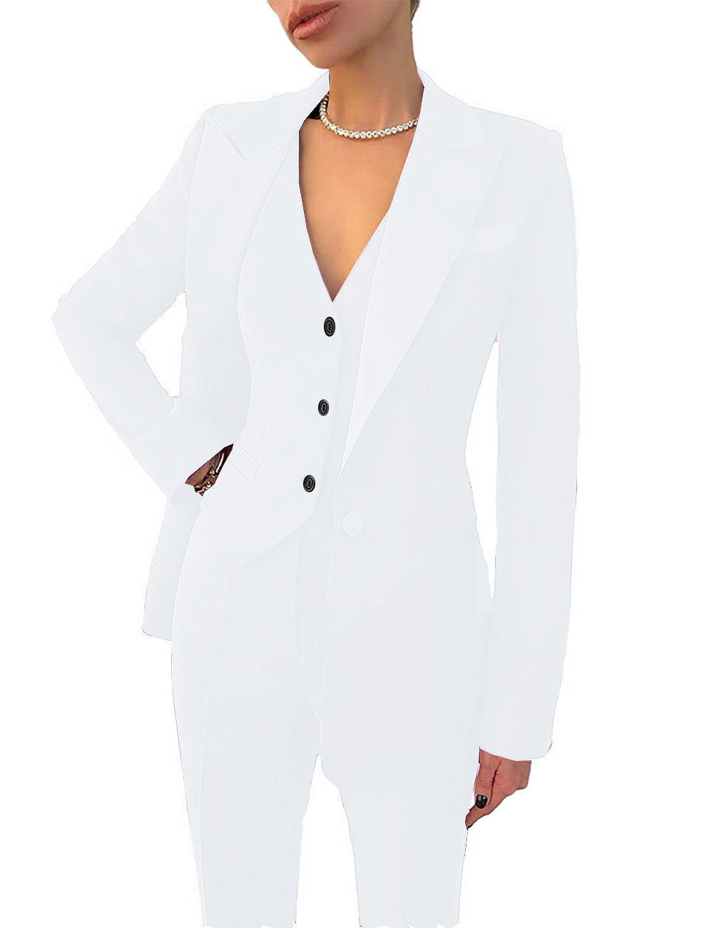 Keanna - Formelles dreiteiliges Damen-Business-Outfit