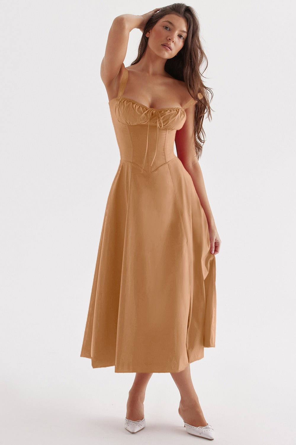 Chelsy – Bustier-Sommerkleid mit Blumenmuster
