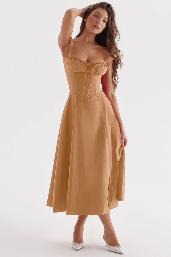Chelsy – Bustier-Sommerkleid mit Blumenmuster