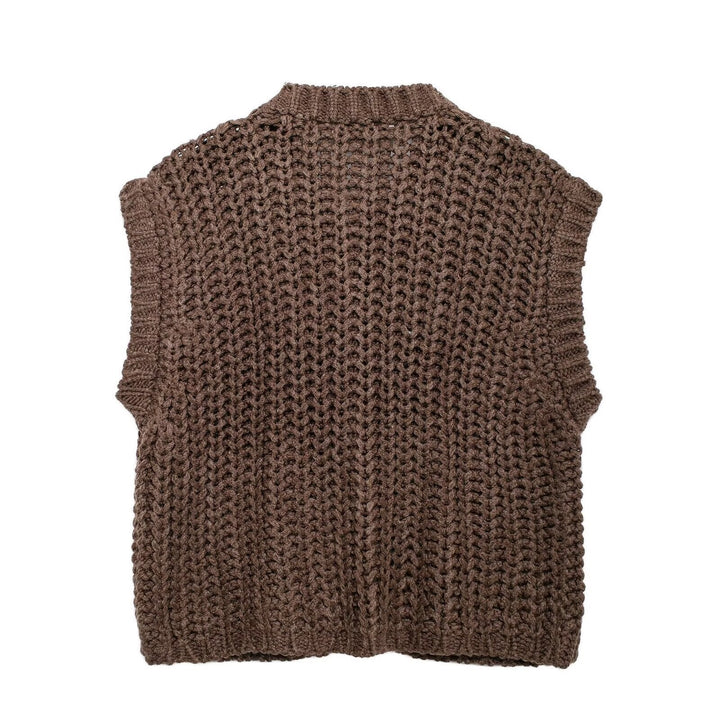 Edna - Ärmellose Weste aus weichem Polyester