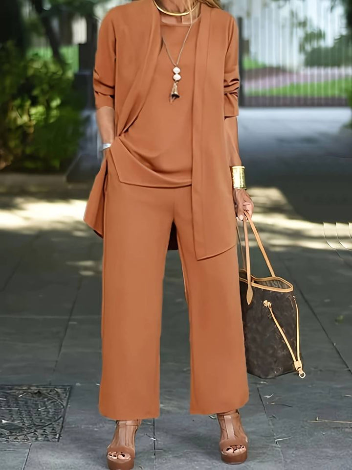 Regine - Elegantes 3-teiliges Strick-Set
