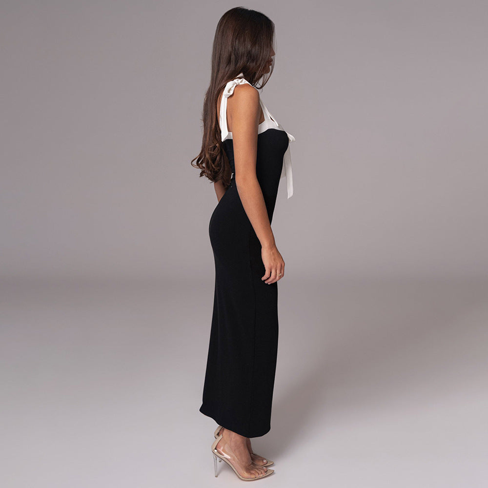 Ava - Zeitloses Sheath-Kleid mit Bindebändern
