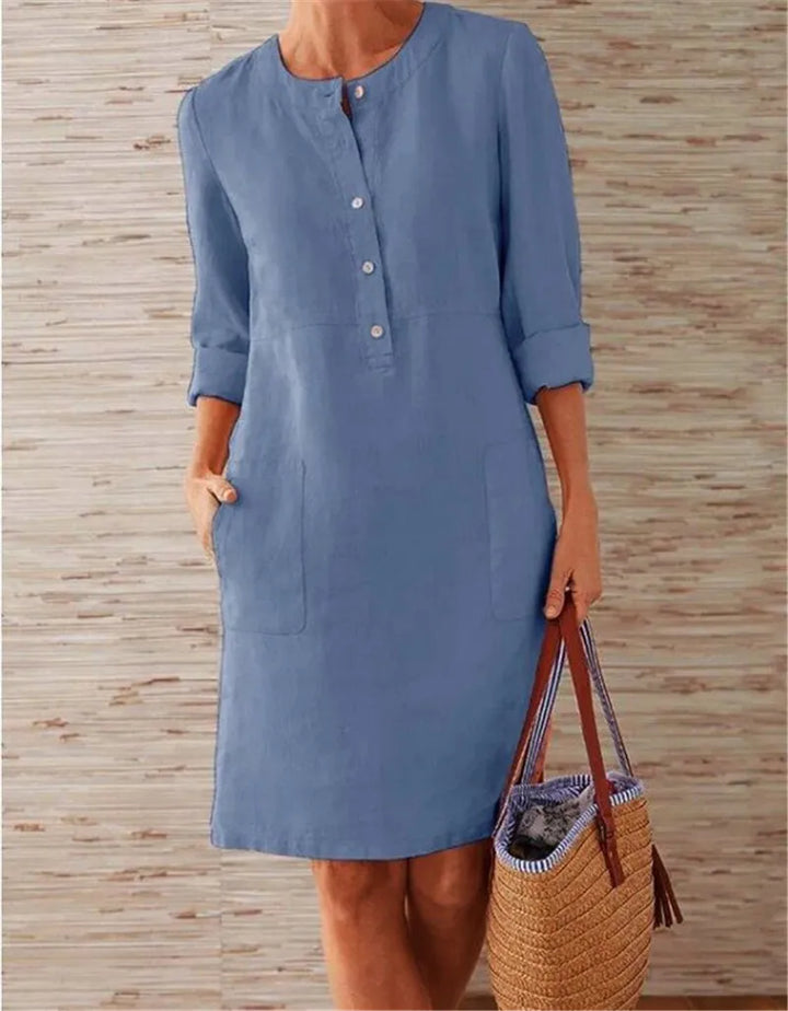 Ally - Elegantes und müheloses Blumenkleid