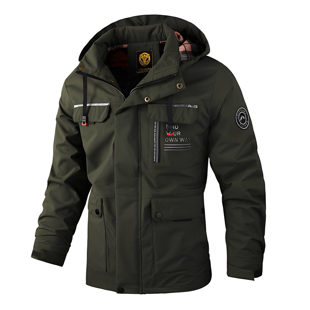Fredrick - Regenfeste, dicke Herren-Outdoor-Jacke