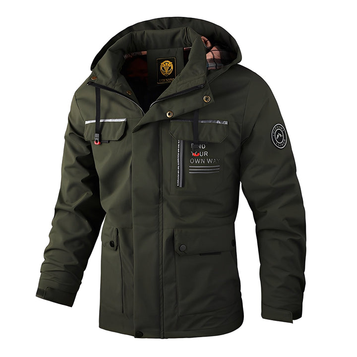 Fredrick - Regenfeste, dicke Herren-Outdoor-Jacke