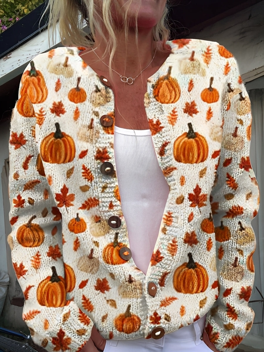 Kandace - Schicker Cardigan mit Blumenmuster für Damen