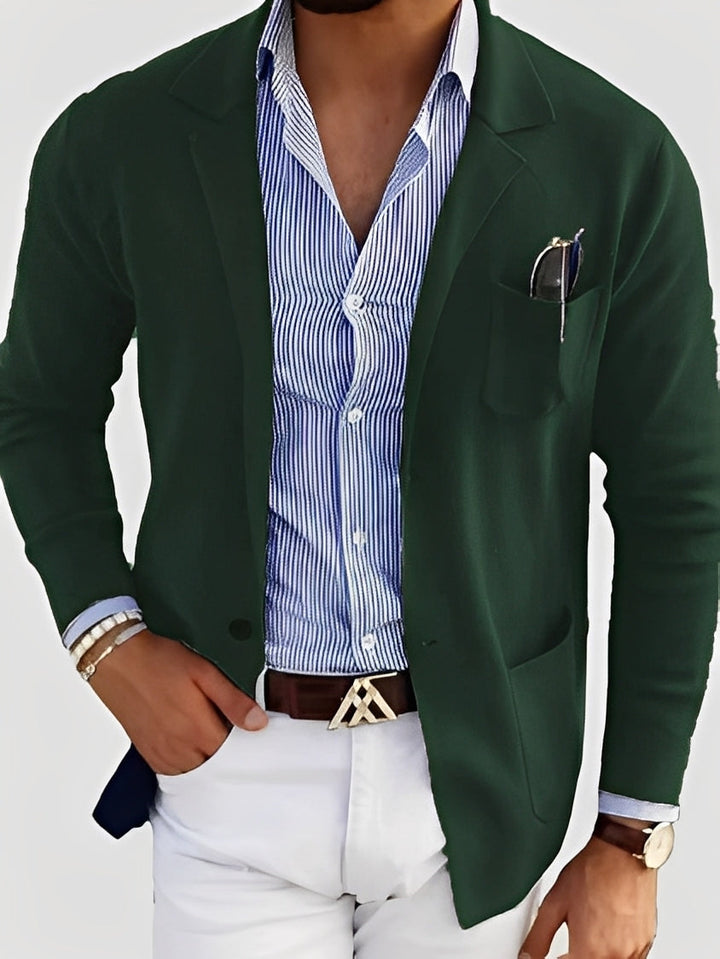 Darrin - Bequeme Herren-Strickjacke mit Taschen