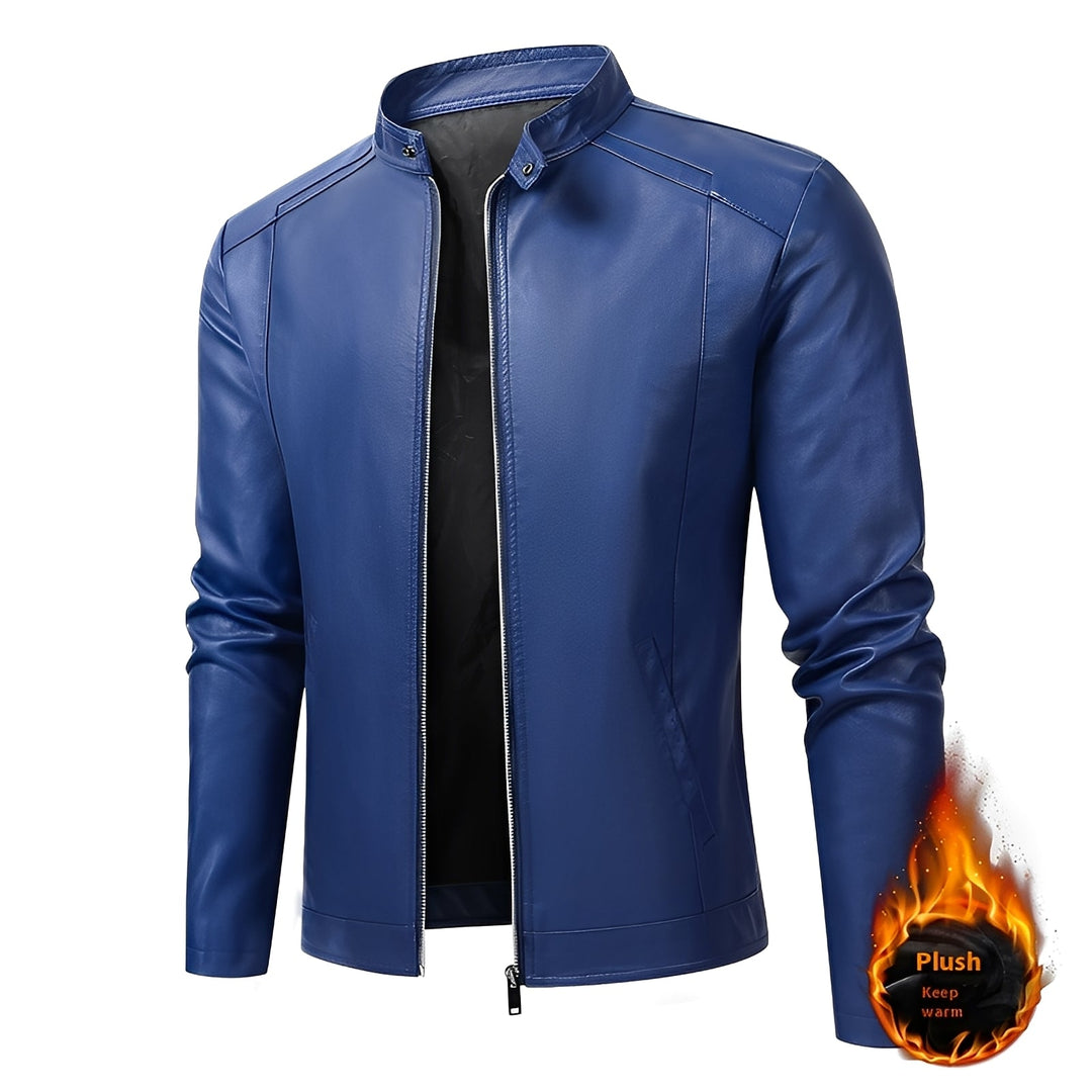 Theodore - Robuste, eng anliegende Herrenlederjacke